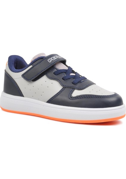521 P Lacivert-Turuncu Erkek Çocuk Sneaker