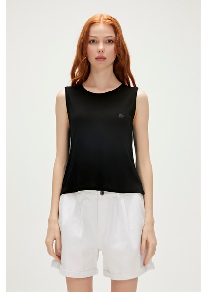 Halle Tank Top Siyah
