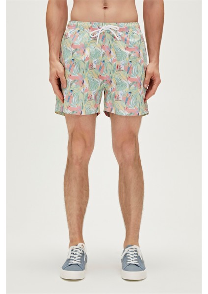 Parrot Swımshort Beyaz