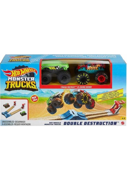 GYC80 Hot Wheels Monster Truceğitici Çifte Çarpışma Oyun Seti indirimleri