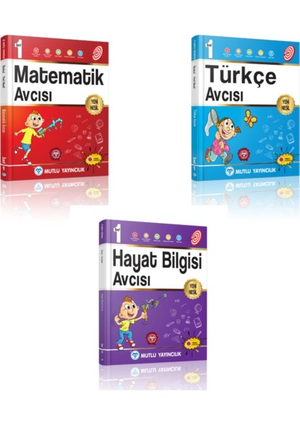 Avcı 1. Sınıf Matematik -Türkçe-Hayat Bilgisi Avcı Seti