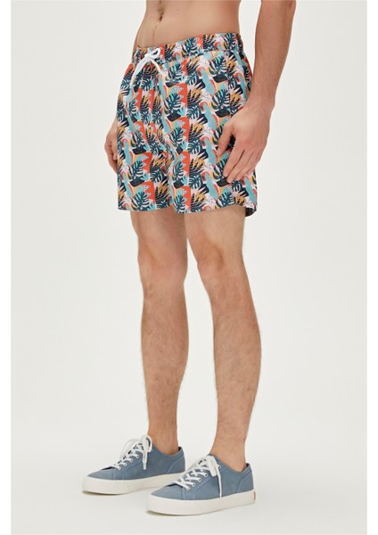 Monstera Swımshort Şeker Beyazı