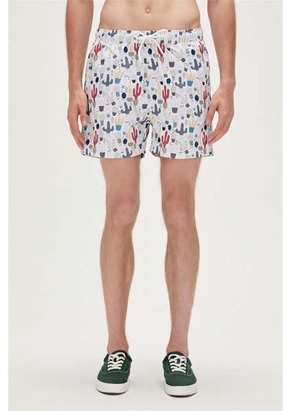 Areole Swımshort Beyaz