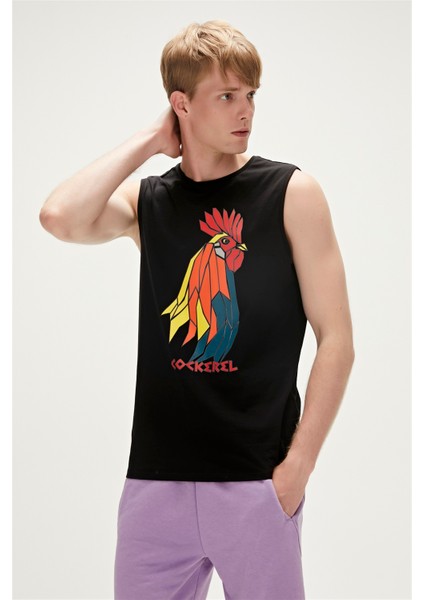 Cockerel Tank-Top Siyah fırsatları