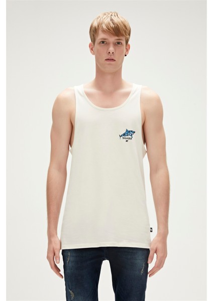 Shark Tank-Top Beyaz