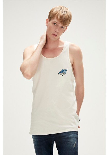 Shark Tank-Top Beyaz