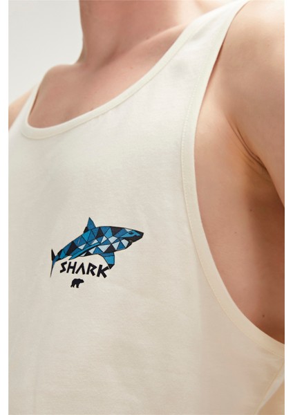 Shark Tank-Top Beyaz