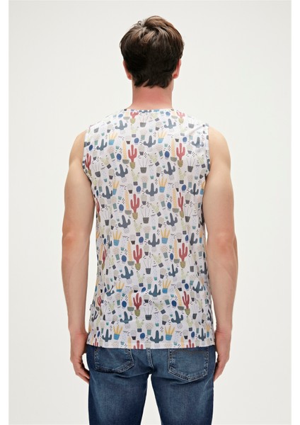 Areole Tank-Top Beyaz