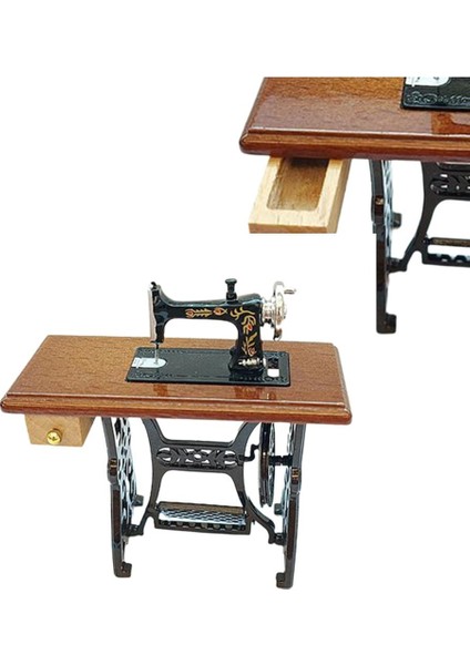 2pcs Minyatür Dikiş Makinesi Fotoğrafçılığı, Dekor Için Bebek Ev Dekorasyonu (Yurt Dışından)