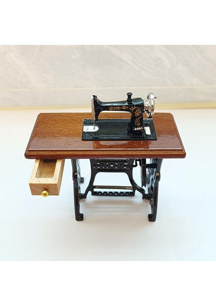 2pcs Minyatür Dikiş Makinesi Fotoğrafçılığı, Dekor Için Bebek Ev Dekorasyonu (Yurt Dışından)