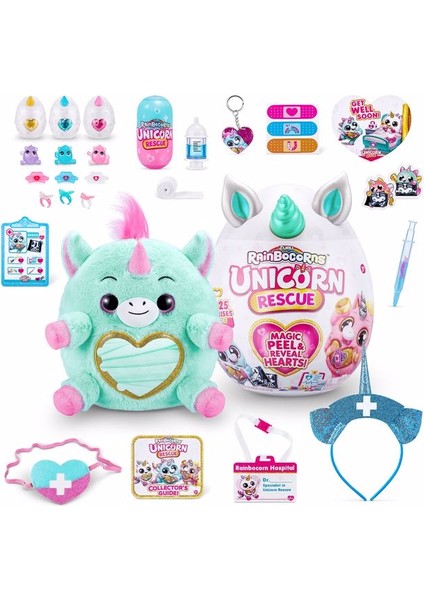 Rainbocorn Unicorn Dev Sürpriz S4-9262 Turkuaz