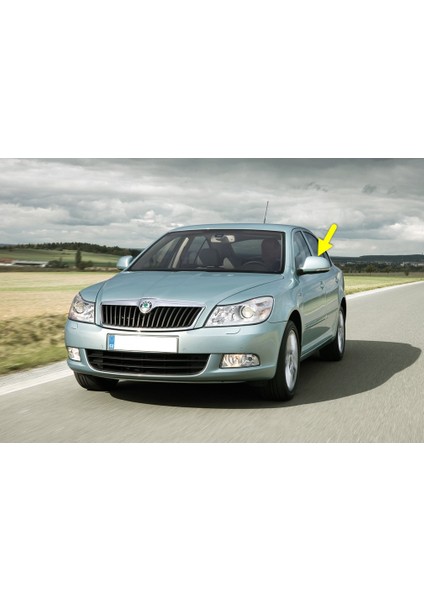 Skoda Octavia A6 2009-2012 Sol Dış Dikiz Aynası Kapağı 3T0857537