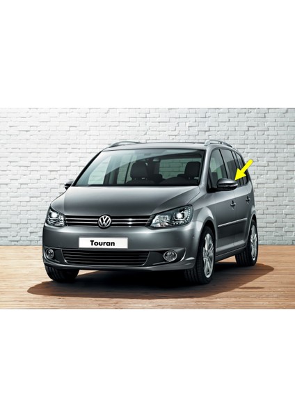 Vw Touran 2010-2015 Sol Dış Dikiz Aynası Kapağı 5K0857537