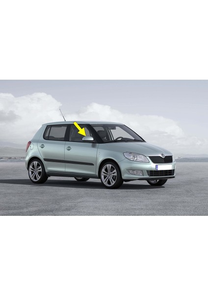 Skoda Fabia 2 2007-2014 Sağ Dış Dikiz Aynası Kapağı 5J0857538A