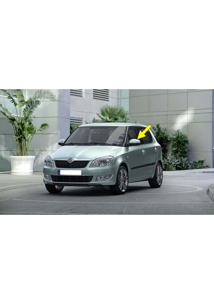 Skoda Fabia 2 2007-2014 Sol Dış Dikiz Aynası Kapağı 5J0857537A