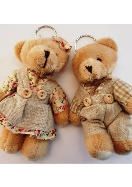 Peluş Anahtarlık Erkek Ayıcık