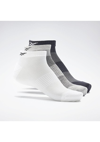 H11287 Te Low Cut Sock 3p Beyaz, Gri, Siyah Unisex Çorap