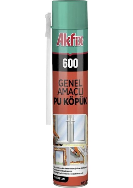 600 Pu Pipetli Köpük 600 gr