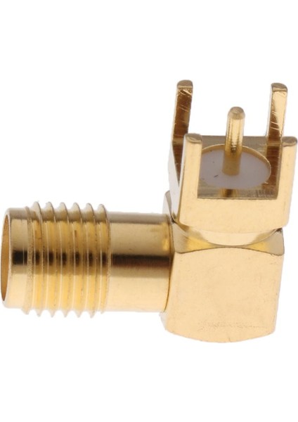 10 Adet Lot Dişi 90 Derecelik Lehim Pcb Montaj Konnektörü Adaptörü Rf Konektörü (Yurt Dışından)