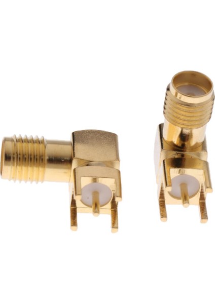10 Adet Lot Dişi 90 Derecelik Lehim Pcb Montaj Konnektörü Adaptörü Rf Konektörü (Yurt Dışından)