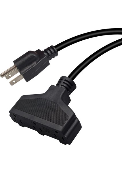 3 Pin 5-15P Ila 5-15 Kablo Esnek 3 Outlet Dış Isı Direnc (Yurt Dışından)