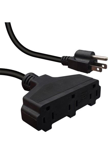 3 Pin 5-15P Ila 5-15 Kablo Esnek 3 Outlet Dış Isı Direnc (Yurt Dışından)