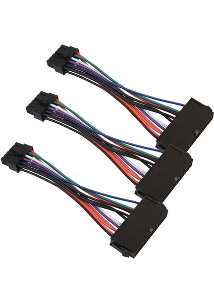 3 Adet 24 Adet - 12PIN Güç Kaynağı Psu Anakart Adaptör Kablosu (Yurt Dışından)