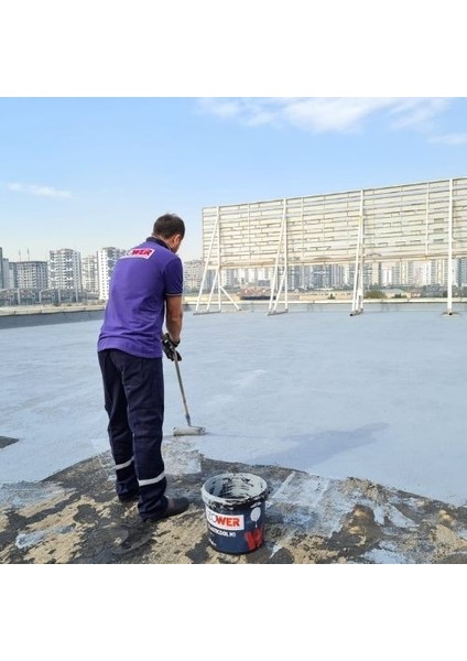 M1 Güçlü Elastomerik Su Yalıtım Kaplaması Kiremit Rengi 3,5 Lt