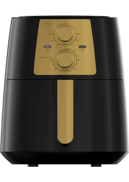 Fast Fryer Xl Fritöz Black Gold FC5937 Air Fryer Fastcook Colour Series