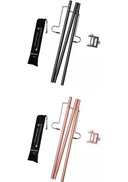 2pcs Katlanabilir Fener Standı 100CM Hafif Açık Lamba Kutup Askı (Yurt Dışından)