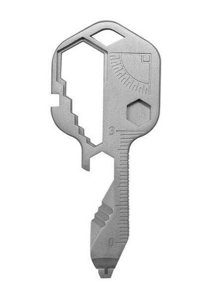 Anahtarlık Şişe Açıcı Tornavida Cetvel Anahtarı 3 Adet (Yurt Dışından)