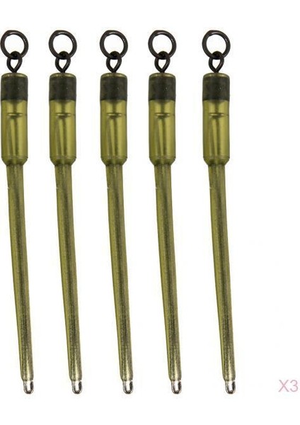 15X Sazan Balıkçılık Konnektörü Kök Tüpleri Pva Çantalar Kuyruk Lideri (Yurt Dışından)