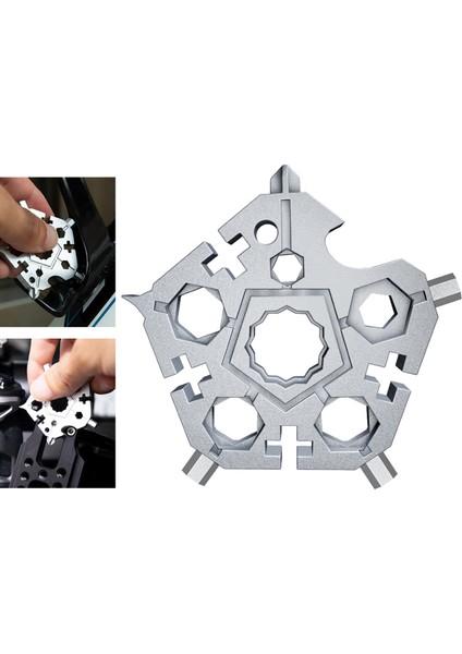 Açık Hava Hediyesi Için 2x Mini Çok Amaçlı Anahtar Kar Tanesi Şekli Evrensel (Yurt Dışından) modelleri