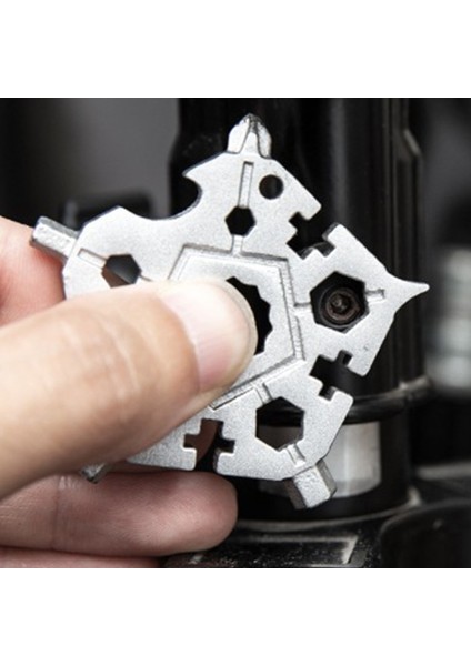 Açık Hava Hediyesi Için 2x Mini Çok Amaçlı Anahtar Kar Tanesi Şekli Evrensel (Yurt Dışından) fırsatları