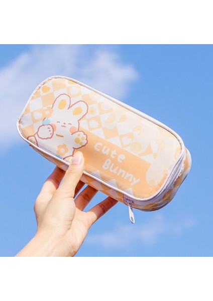 Büyük Kapasiteli Kalem Kutuları Kawaii Ayı Tavşan Kalem Çantası (Yurt Dışından)