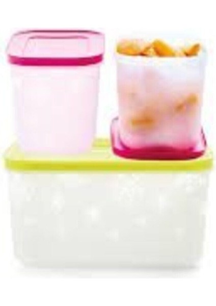 Alaska 3'lü Set - 2.5 Lt ve 2 Adet 1 Lt Saklama Kabı