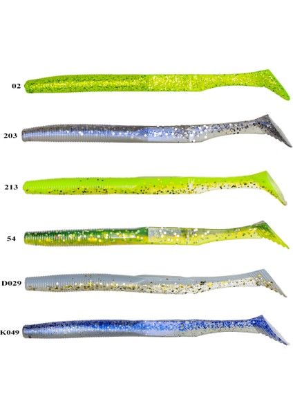 Wolf Tail Shad 12,5cm Silikon Yem