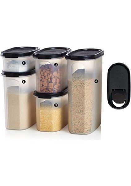 Oval Set 5li Saklama Kabı