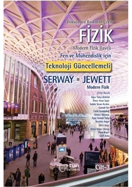 Fizik Serway 3.cilt Jewett *yeni*