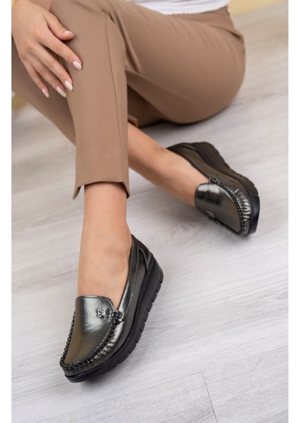 Dolgu Taban Ortopedik Ped Platin Kadın Ayakkabı modelleri