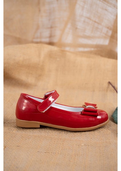 Fiyonklu Kırmızı Kız Çocuk Babet fırsatları