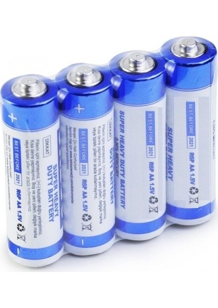 AAA İnce Kumanda Pili 4'lü 1,5 Volt