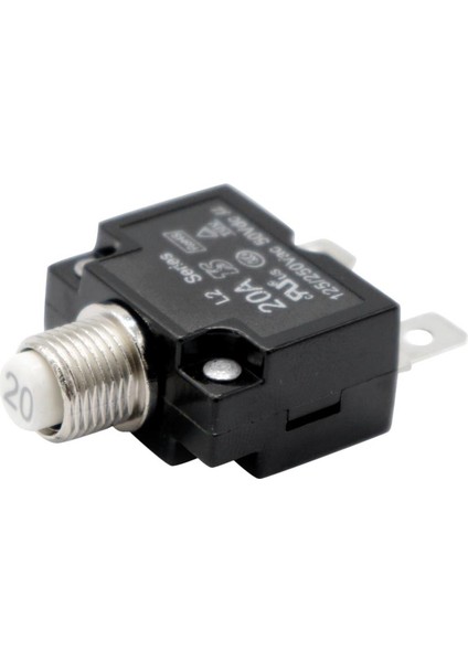 2 Adet 50VDC/ AC125-250V 20 30 Burma Düğmesi Termal (Yurt Dışından)