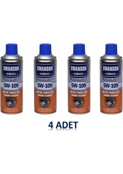 Motor Temizleyici 4 Adet Set 400ML