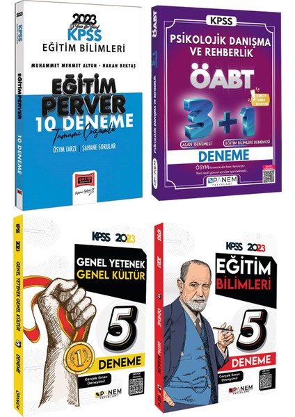 2023 Eğitimperver 10 Deneme+Panem Rehberlik Deneme+Panem Eğitim 5 Deneme+Panem Genel Yetenek Genel Kültür 5 Deneme