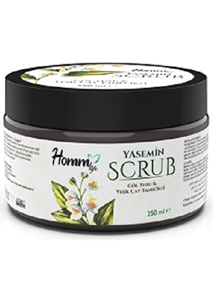 Bitkisel Yaseminli Yeşil Çaylı Bitki Tanecikli Scrub 250 ml