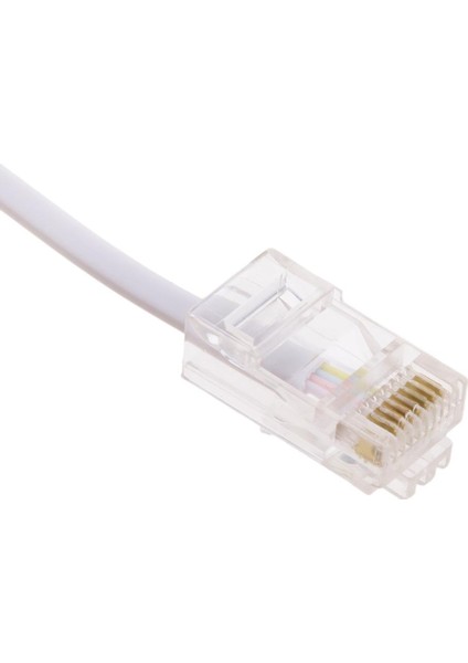 2pcs RJ11 Adsl - Ethernet RJ45 Kablosu 8p 4c 6p 4c Asdl Yama Teli (Yurt Dışından)