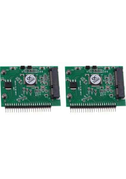 2x Msata SSD Hard 2.5 '' 44 Pimli Ide Erkek Dönüştürücü Adaptör Kartı 5V (Yurt Dışından)