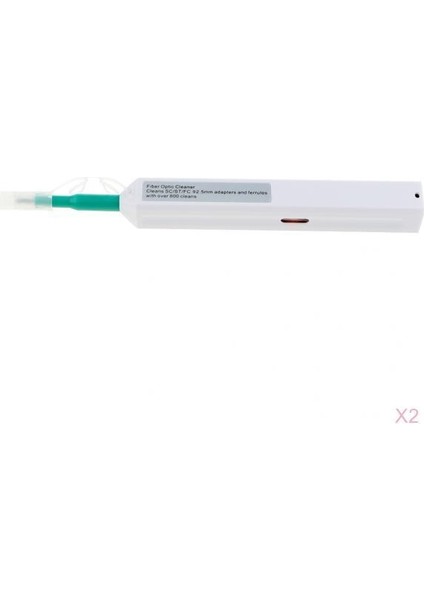 2,5 mm Sc/st ve Fc Konektörleri Temizleme Için 2 Adet Fiber Optik Temizleyici Kalem (Yurt Dışından)