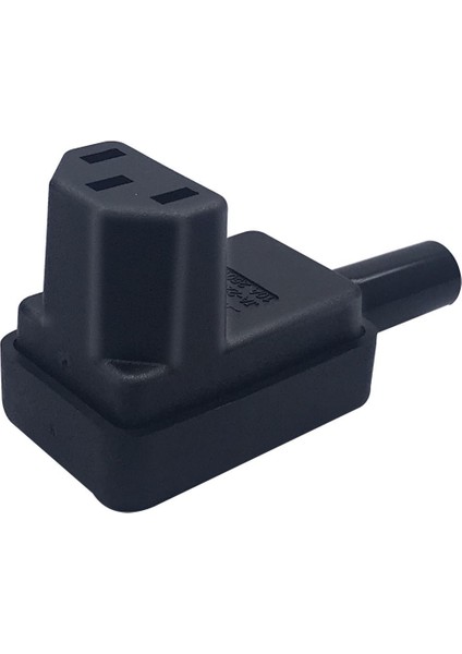 2 Pcs C13 Güç Fişi 90 Derece Iec 320 C13 Dişi Kablo Adaptör Konnektörü (Yurt Dışından)